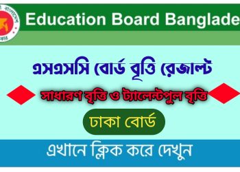 ঢাকা বোর্ড বৃত্তি রেজাল্ট এসএসসি ২০২২ প্রকাশিত  | Dhaka Board SSC Scholarship Result PDF Download
