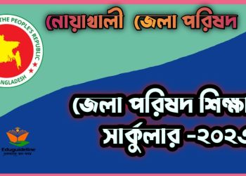 নোয়াখালী জেলা পরিষদ বৃত্তি সার্কুলার ২০২৩ | District Council Scholarship Noakhali